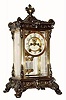 C.1914, Ansonia, ELYSIAN, 4-Glass, crystal regulator in nice restored condition.