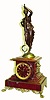 C.1890, French Mystery Clock in good original condition.