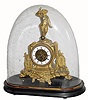 C.1885, French, Conical Pendulum clock under original dome and in very good condition.
