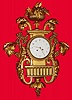 C.1820, Austrian, Gilt Wood Cartel Clock in good original condition.