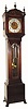 C.1920, Colonial Mfg. Co., Zeeland, MI, Grandmother Clock, model 1397, 3-weight with Westminster chimes.