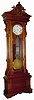 C.1886, Wm. L. Gilbert, "REGULATOR No. 8, Standing", in good restored condition. 
