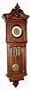C.1895, Austrian, 3-Wt Grand Sonnerie, in a 2nd Baroque walnut case, and with original pattern on dial center, weights and pendulum. 