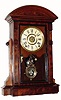 C.1885. Seth Thomas Clock Co., Thomaston, CT. 8-day striking "St. Paul" model city series shelf clock with alarm. 