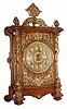 C.1895, Ansonia CABINET B, in oak with original finish and in excellent condition
