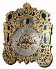 C.1780, Austrian, Complicated Mantel clock, grand sonnerie, with moon phase, day of week and date on subsidiary dials.