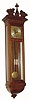 C.1900, Austrian, 3-Wt Grand Sonnerie wall clock with meter (seconds) pendulum.