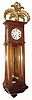 C.1900, Austrian, A. Gaisbauer, Wien, 30-Day timepiece in a walnut case.