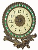 C.1900, New Haven Clock Co. "COREA" novelty clock in very good to excellent condition.