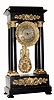 C.1890, French, 4-pillar Empire style clock, 8-day time and strike.