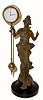 C.1900, German, Junghans, Early Diana Swing clock in good original condition.