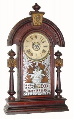 C.1901, Ansonia Clock Co., "King", 8-day time/strike mantel clock, as-found. — Antique Clocks Price Guide