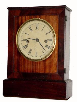 C.1850, Chauncey Jerome, New Haven, Conn., 30-hour time/strike fusee shelf clock. — Antique Clocks Price Guide