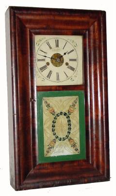 C.1850, Forestville Manufacturing Co., (J. C. Brown), Bristol, Conn., 8-day time/strike OG shelf clock. — Antique Clocks Price Guide
