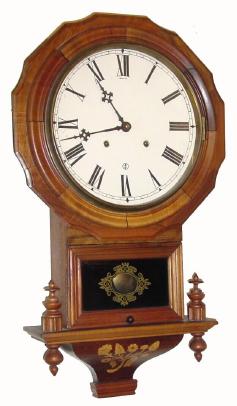 C.1915, Anglo-American,  8-day time &amp; strike wall clock. — Antique Clocks Price Guide