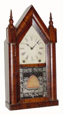 C.1877, Ansonia Clock Co., 8-day time &amp; strike steeple clock in generally good condition. — Antique Clocks Price Guide