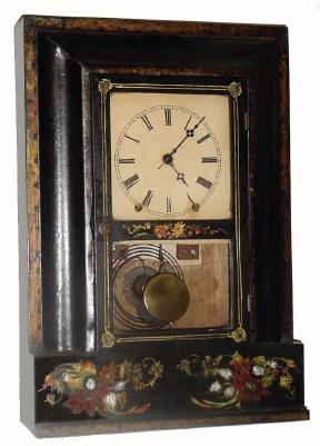 C.1850, Litchfield Manufacturing Co., 8-day time/strike shelf clock. — Antique Clocks Price Guide