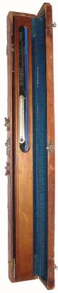 C.1877, H. A. Simmons, Fulton, NY, Portable Field Barometer in generally good condition, — Antique Clocks Price Guide