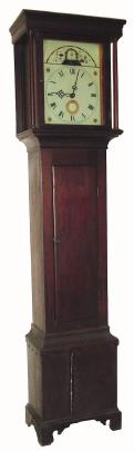 C.1818, Joseph Ives Tall Clock, 8-day wood movement time &amp; strike. — Antique Clocks Price Guide