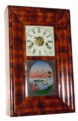 C.1855, E. N. Welch, 30-hour time/strike OG shelf clock in excellent original condition. — Antique Clocks Price Guide