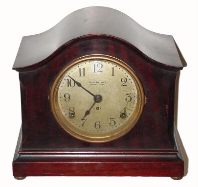 C.1915, Seth Thomas Clock Co., "Chime Clock No. 55", 8-day 4-bell Sonora chime clock. — Antique Clocks Price Guide