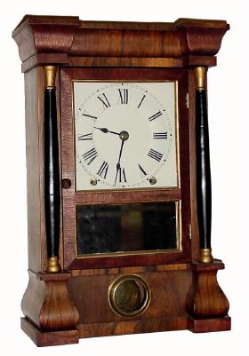 C.1870, Seth Thomas, 8-Day Column clock, spring driven, time and strike, restored. — Antique Clocks Price Guide
