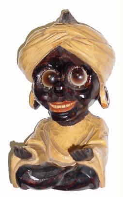 C.1935, German, J. Oswald Uhrenfabrik, "GENIE", rotating eye clock. — Antique Clocks Price Guide