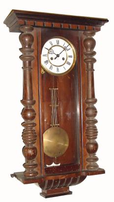 C.1890, German, Gustav Becker, Spring Driven 8-day T/S wall regulator, as-found. — Antique Clocks Price Guide