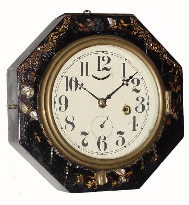 C.1850, Chauncey Jerome, New Haven, Conn., 30-hour lever movement wall timepiece in good condition — Antique Clocks Price Guide