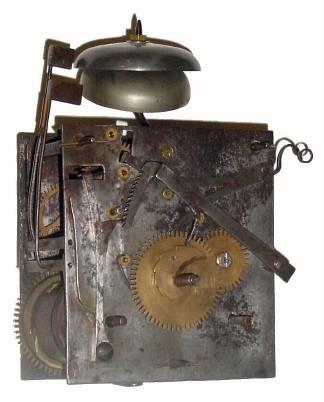 C.1825, Sweden, 8-day time &amp; strike tall clock movement only. — Antique Clocks Price Guide