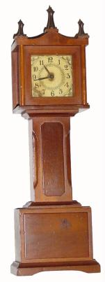 C.1930, The Burroughs Co., "No. 54 T - Grandfather" 30-hour wall timepiece. — Antique Clocks Price Guide