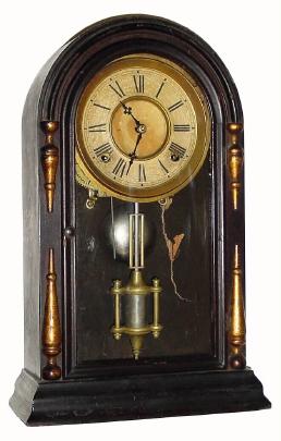 C.1870, Unknown, Bristol area, 8-day time/strike mantel clock. — Antique Clocks Price Guide