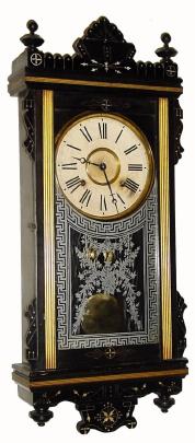C.1890, Ansonia "DISPATCH", 8-day, time &amp; strike, in excellent to original condition. — Antique Clocks Price Guide