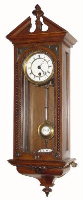 C.1864, German, Lenzkirch, 14-Day spring regulator with "R-A" pendulum, and in excellent restored condition. — Antique Clocks Price Guide