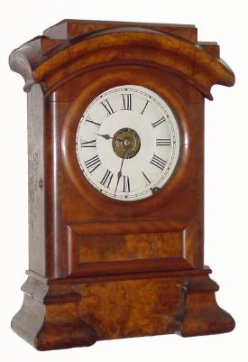 C.1886 Seth Thomas Clock Co., Thomaston, Conn., "Arch Top", 8-day time, strike &amp; alarm mantel clock in very good condition. — Antique Clocks Price Guide