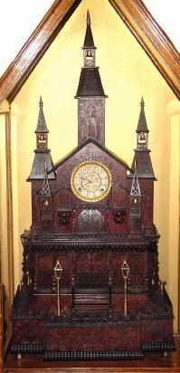 C.1937, American, fretwork clock with an 8-day time/strike movement in wonderful condition. — Antique Clocks Price Guide