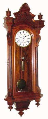 C.1885, Seth Thomas, "Regulator No. 5", in mahogany and in excellent original condition. — Antique Clocks Price Guide