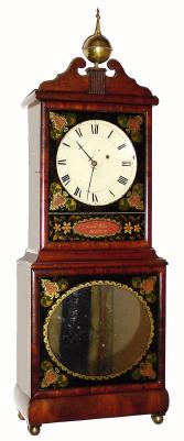 C.1815, Aaron Willard, Massachusetts Shelf, in outstanding restored condition. — Antique Clocks Price Guide
