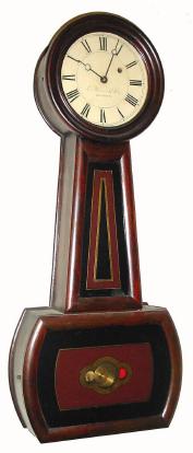 C.1890, E. Howard &amp; Co., Boston, "No. 5 Banjo", in excellent original condition. — Antique Clocks Price Guide