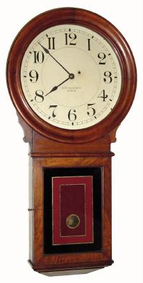 C.1890, E. Howard &amp; Co., Boston, "Regulator No. 70-16", in excellent original condition. — Antique Clocks Price Guide