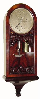C.1875, English, Wassell &amp; Halford, 43 Fenchurch, London, miniature wall hanging astronomical regulator in excellent original condition. — Antique Clocks Price Guide