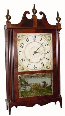 C.1878, F. Kroeber, "Noiseless Rotary No. 5" 8-day time/strike rotary clock in very good original condition. — Antique Clocks Price Guide