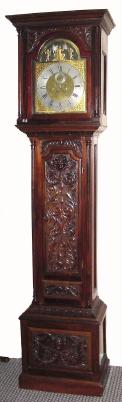 C.1875, English, Tall Clock with Father Time Automaton, and in good original condition. — Antique Clocks Price Guide