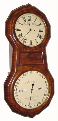 C.1870, Seth Thomas, "Office Calendar No.1" in excellent restored condition. — Antique Clocks Price Guide