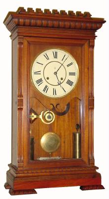 C.1880, Seth Thomas Clock Co, "GARFIELD", 2-Wt, 8-day shelf clock in walnut and in very good condition with original finish. — Antique Clocks Price Guide