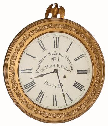 C.1847, Brewster &amp; Ingrahams (likely), 8-day gallery wall timepiece. — Antique Clocks Price Guide