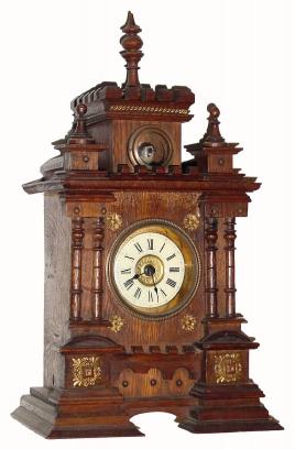 C.1890, German, 30-hour time/strike miniature shelf cuckoo clock, in very good original condition. — Antique Clocks Price Guide