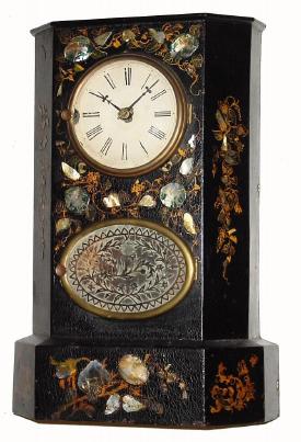 C.1850, Terry &amp; Andrews, Bristol, Conn., 8-day time/strike shelf clock. — Antique Clocks Price Guide
