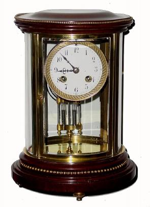 C.1905, French, Marti, Oval Crystal Regulator in excellent original condition. — Antique Clocks Price Guide