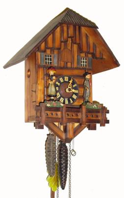 C.1955, W. Germany, 30-Hour cuckoo with dancing figures. — Antique Clocks Price Guide